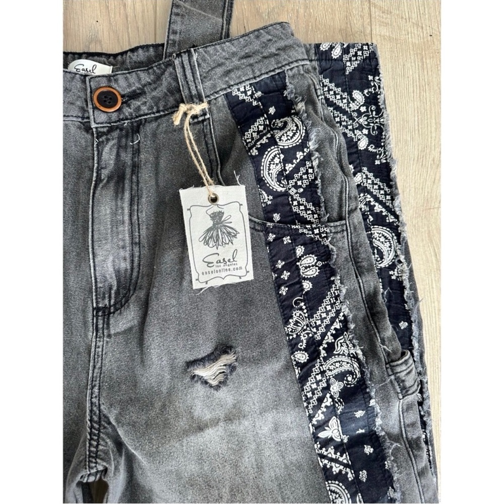 🌈 Amazing suspender carpenter jeans